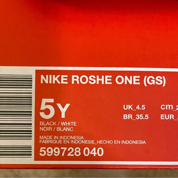 Nike Roche One, size 5Y/ladies 6.5 - Picture 3 of 3